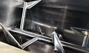 Одновальный лопастной смеситель