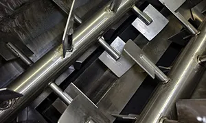 Двухвальный лопастной смеситель